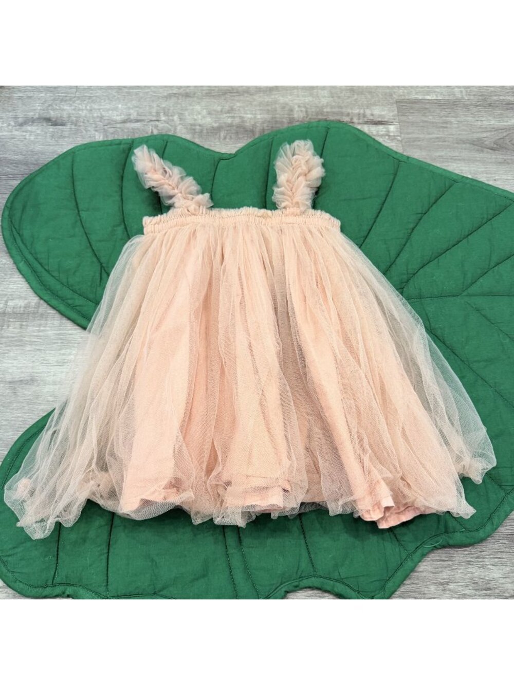 Dudu Cream Toddler 110 2T Mauve Pink Tulle Tutu Dress